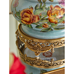 Ваза с птичкой из фарфора с бронзовыми элементами Garden of Eden варинант исполнения - 10 | Loft Concept в Новосибирске