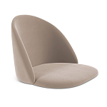 Барный стул вращающийся со спинкой Бежевый Велюр Vendramin Chair варинант исполнения - 2 | Loft Concept в Новосибирске