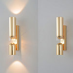 Бра цилиндрической формы из металла с поворотным плафоном Light maker studio варинант исполнения - 7 | Loft Concept в Новосибирске