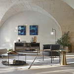 Приставной столик из латуни Grant Brass Side Table варинант исполнения - 7 | Loft Concept в Новосибирске