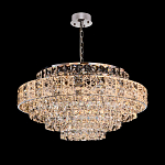 Люстра хрустальная в неоклассическом стиле на серебристом каркасе Majesty варинант исполнения - 5 | Loft Concept в Новосибирске