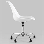 Офисный стул на металлическом основании EGGERY White варинант исполнения - 3 | Loft Concept в Новосибирске