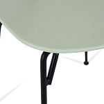 Стул на металлических ножках Travis Chair Green варинант исполнения - 5 | Loft Concept в Новосибирске