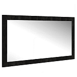 Зеркало настенное прямоугольное цвета угольный камень Stone Effect варинант исполнения - 1 | Loft Concept в Новосибирске