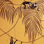 Обои с вышивкой ручной работы Étienne Original colourway on wool sateen варинант исполнения - 1 | Loft Concept в Новосибирске