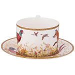 Чайная пара из фарфора 300 мл Hunting Porcelain Collection варинант исполнения - 2 | Loft Concept в Новосибирске