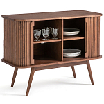 Низкий буфет с 2-мя раздвижными дверцами Toinette Light Cupboard варинант исполнения - 5 | Loft Concept в Новосибирске