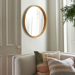 Зеркало круглое в раме из ротанга Wickerwork варинант исполнения - 6 | Loft Concept в Новосибирске