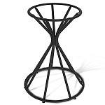 Стол обеденный с круглой керамической столешницей песчаного цвета Sand Ceramics варинант исполнения - 5 | Loft Concept в Новосибирске