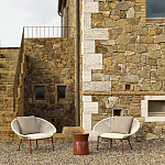 Дизайнерское уличное кресло с веревочной спинкой PETALO Armchair варинант исполнения - 5 | Loft Concept в Новосибирске