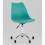 Офисный стул на металлическом основании EGGERY Blue пластик варинант исполнения - 1 | Loft Concept в Новосибирске