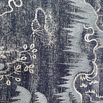 Мебельная ткань Вышивка серый цвет 130 см T2-39 варинант исполнения - 2 | Loft Concept в Новосибирске