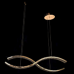 Люстра волнистой формы с фактурным хрустальным плафоном Light Delight варинант исполнения - 4 | Loft Concept в Новосибирске