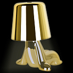 Настольная лампа фигурная цвета золото с гладким абажуром Высота 16 см Sophia варинант исполнения - 7 | Loft Concept в Новосибирске