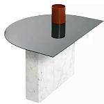 Дизайнерский журнальный стол с рельефным основанием Dutynor варинант исполнения - 2 | Loft Concept в Новосибирске