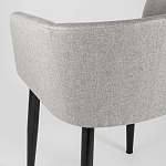 Мягкое кресло на металлических ножках Shaggy Grey варинант исполнения - 7 | Loft Concept в Новосибирске