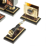 Настольный письменный набор из яшмы и долерита с декором в виде коня Manager Organizer варинант исполнения - 7 | Loft Concept в Новосибирске