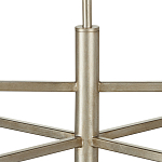 Люстра с 6-ю белыми матовыми плафонами из стекла в форме цилиндра Longitude варинант исполнения - 2 | Loft Concept в Новосибирске