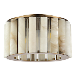 Потолочный светильник из стекла и премиального алебастра Ravishment варинант исполнения - 2 | Loft Concept в Новосибирске