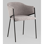 Стул Brace букле серый варинант исполнения - 1 | Loft Concept в Новосибирске