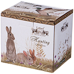 Кружка из фарфора с изображением уток и собаки 400 мл Hunting Porcelain Collection варинант исполнения - 2 | Loft Concept в Новосибирске