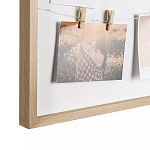 Рамка для фото с подсветкой c 6-ю деревянными прищепками в комплекте Photo Backlight варинант исполнения - 3 | Loft Concept в Новосибирске