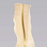 Торшер с изогнутым каркасом Golden Wave варинант исполнения - 3 | Loft Concept в Новосибирске