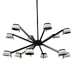 Люстра черного цвета на штанге Noir Supernova варинант исполнения - 1 | Loft Concept в Новосибирске