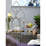 Конфетница прозрачная стеклянная на бронзовых ножках в виде морских коньков с крышкой в виде ракушки Eden Garden варинант исполнения - 6 | Loft Concept в Новосибирске