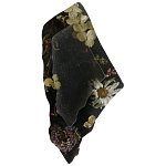 Подставка под благовония из эпоксидной смолы с цветами черная Epoxy Resin Flowers Incense Stand Black варинант исполнения - 1 | Loft Concept в Новосибирске