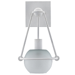 Бра белое с матовым стеклянным плафоном в форме шара White Lighthouse варинант исполнения - 3 | Loft Concept в Новосибирске