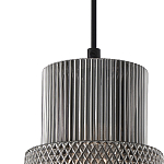 Подвесной светильник со стеклянным рифленым плафоном цилиндрической формы Eliara 13 варинант исполнения - 12 | Loft Concept в Новосибирске