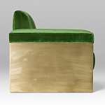 Эксклюзивный Диван в стиле Арт-деко Phoenix с элегантными латунными элементами  варинант исполнения - 2 | Loft Concept в Новосибирске