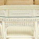 Комплект уличной мебели из ротанга Clara белый варинант исполнения - 13 | Loft Concept в Новосибирске