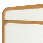 Ширма из массива дуба и ткани Arcuri Screen варинант исполнения - 3 | Loft Concept в Новосибирске