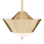 Подвесной светильник светодиодный конусообразный Сone Shaped Gold Pendant варинант исполнения - 2 | Loft Concept в Новосибирске