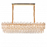 Люстра овальная с хрустальными подвесками Gorgeous Crystal Light варинант исполнения - 2 | Loft Concept в Новосибирске