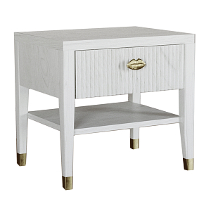 Прикроватная тумбочка с ящиком Elsa Dreams White