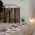 Подвесной светильник стеклянный в виде канделябра Curved Glass Chandelier варинант исполнения - 7 | Loft Concept в Новосибирске