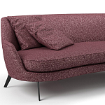 Мебельная ткань Шенилл фиолетовый цвет 138 см T4-25 варинант исполнения - 4 | Loft Concept в Новосибирске