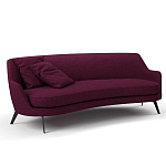 Мебельная ткань Шенилл фиолетовый цвет 138 см T4-27 варинант исполнения - 6 | Loft Concept в Новосибирске