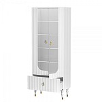 Витрина белая двухдверная с ящиком Expanses of Beauty варинант исполнения - 2 | Loft Concept в Новосибирске