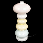 Настольная лампа из стеклянных сфер в пастельных тонах Высота 48 см Pastel Lunaria варинант исполнения - 3 | Loft Concept в Новосибирске