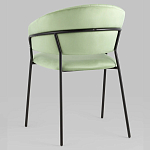Стул в велюре фисташкового цвета Horizon варинант исполнения - 5 | Loft Concept в Новосибирске