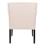 Кресло Addison Chic Armchair beige flax варинант исполнения - 2 | Loft Concept в Новосибирске