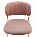 Стул Singer Chair без подлокотников Розовый Велюр варинант исполнения - 5 | Loft Concept в Новосибирске