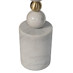 Торшер мраморный с белым абажуром Floor lamp Jewelry варинант исполнения - 2 | Loft Concept в Новосибирске