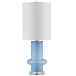 Настольная лампа из стекла с высоким абажуром Column варинант исполнения - 3 | Loft Concept в Новосибирске