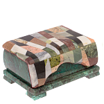 Шкатулка с мозаикой из натуральных камней Stone Casket варинант исполнения - 1 | Loft Concept в Новосибирске
