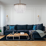 Бра с круглым основанием и длинными прозрачныи стеклянными трубками Nembus варинант исполнения - 8 | Loft Concept в Новосибирске